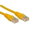 RS PRO Cat5e Ethernet Cable 15 m Yellow RJ45 Male to RJ45 Male U/UTP PVC 240-6352
