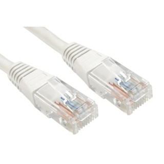 RS PRO Cat5e Ethernet Cable, 10 m, White RJ45 Male to RJ45 Male, U/UTP PVC 240-6351