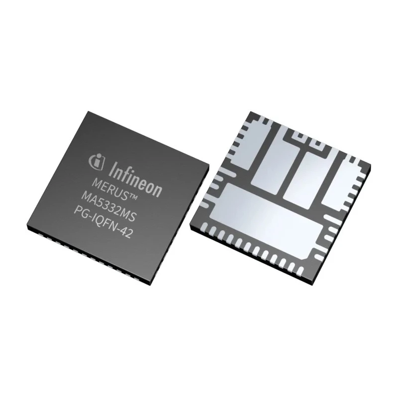 Infineon 2-Channel Audio Amplifier IC, Class D, 200W Output Power, PG-IQFN-42 Package MA5332MSXUMA1