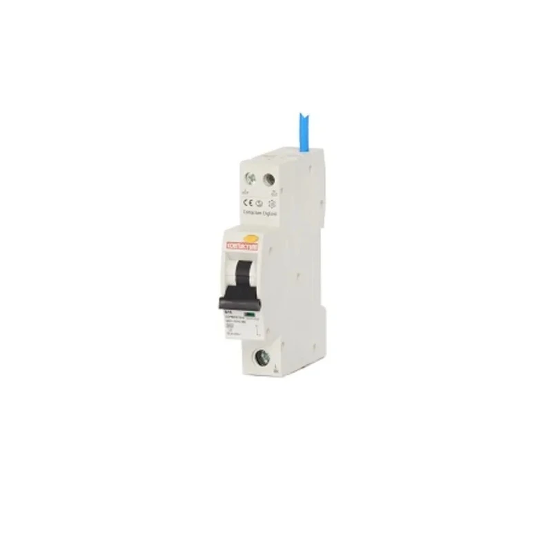 Contactum Residual Current Circuit Breaker with Overload Protection 16A Current Rating 1-Pole 30mA Trip CCPBR0616AB