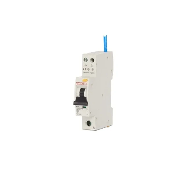 Contactum Residual Current Circuit Breaker with Overload Protection 10A Current Rating 1-Pole 30 mA Trip CCPBR1010AB