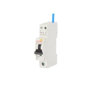 Contactum Residual Current Circuit Breaker with Overload Protection 20A 230V AC Type C 10kA DIN Rail CCPBR1020AC