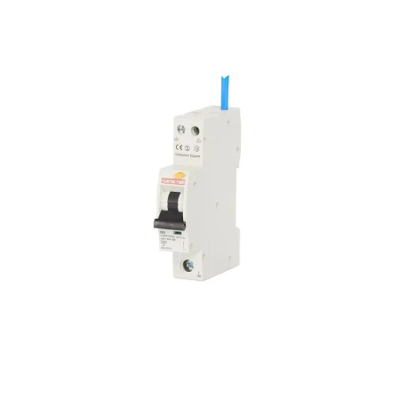 Contactum Residual Current Circuit Breaker with Overload Protection 20A 230V AC Type C 10kA DIN Rail CCPBR1020AC