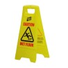 Robert Scott Warning Sign Frame Polypropylene 620mm Height 300mm Width English 101423