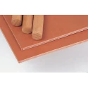 Tufnol Brown Synthetic Resin Bonded Fabric Plastic Sheet 590 mm x 285 mm x 0.4 mm Weave Cotton Phenolic Resin 681-198
