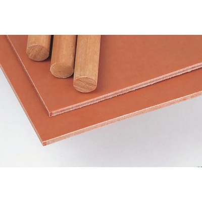 Tufnol Brown Synthetic Resin Bonded Fabric Plastic Sheet 590 mm x 285 mm x 0.4 mm Weave Cotton Phenolic Resin 681-198
