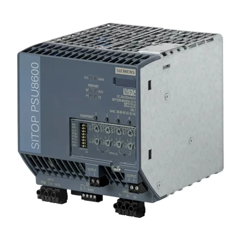 Siemens SITop Switched Mode DIN Rail Power Supply AC Input 275V, DC Output 24V, 20A, 480W 6EP3336-8MB00-2CY0