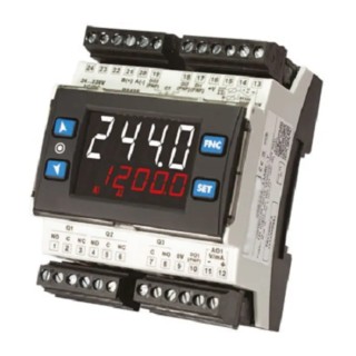 Wachendorff DIN Rail PID Temperature Controller 2 Input 3 Output Solid State Relay 230V ac/dc URDR001A