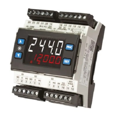 Wachendorff DIN Rail PID Temperature Controller 2 Input 3 Output Solid State Relay 230V ac/dc URDR001A