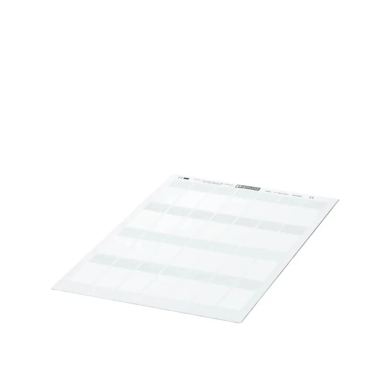 Phoenix Contact Adhesive White Cable Labels Blank, Polyester, 63.5mm x 25mm, -40°C to 150°C, 0830693