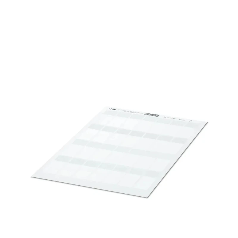 Phoenix Contact Adhesive White Cable Labels Blank, Polyester, 63.5mm x 25mm, -40°C to 150°C, 0830693