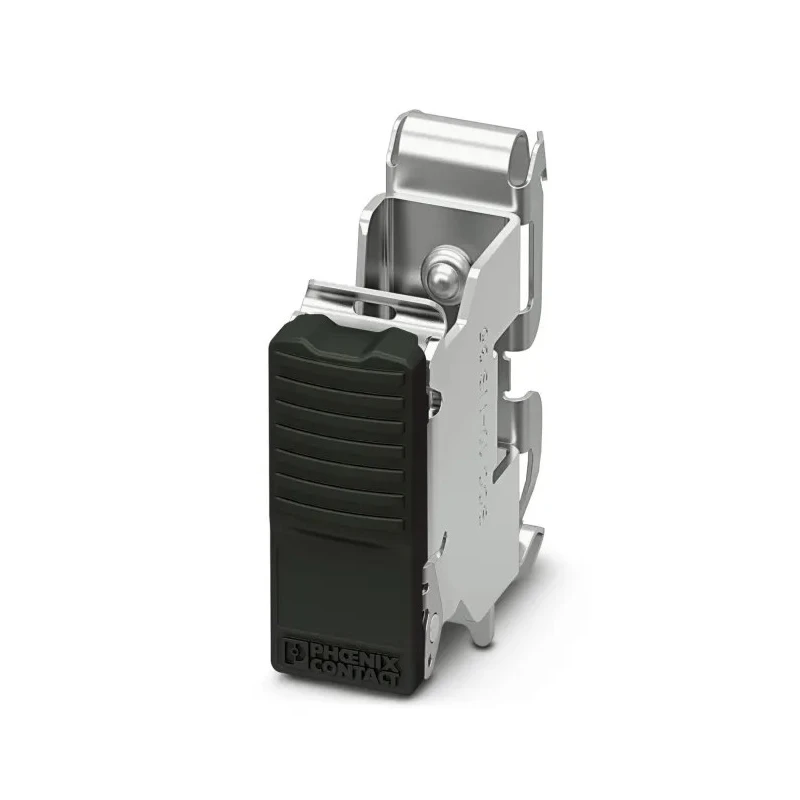 Phoenix Contact SCC 5-NS35 Polyamide Shield Connection Clamp for Terminal Block NS35 Mounting, Black 
