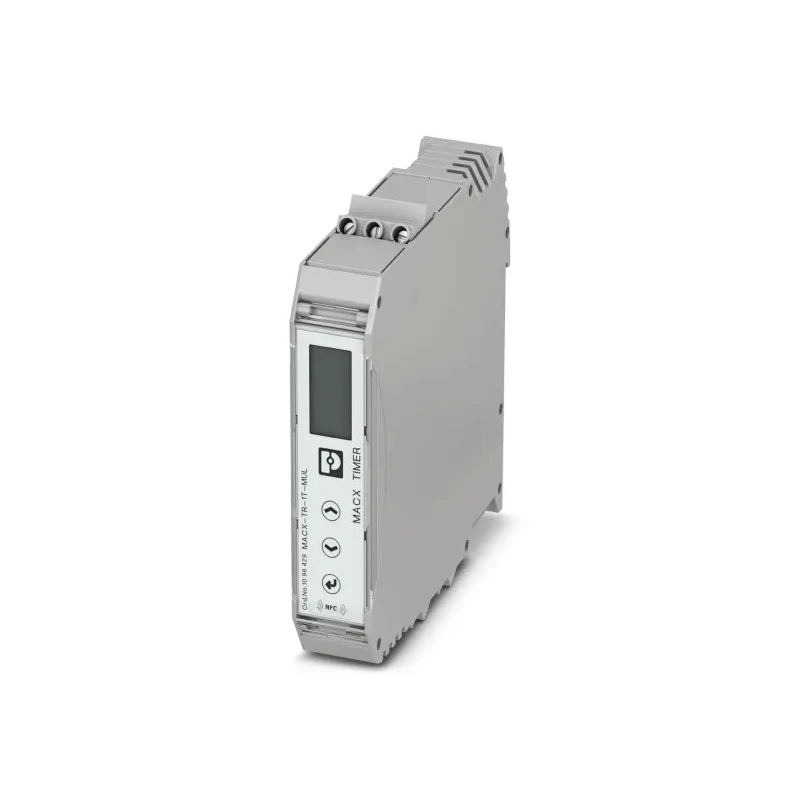 Phoenix Contact DIN Rail Timer Relay 2-Contact, 24 V DC/AC, 240 V AC, 0.01 to 59999 min Range, 13-Function, DPDT 1096429