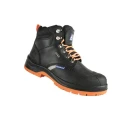 Himalayan Black Unisex Safety Boots Size 11 UK, EU 46, Steel Midsole and Toecap, EN ISO 20345:2011, Model 5402BK110