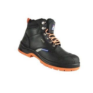Himalayan Black Unisex Safety Boots Size 11 UK, EU 46, Steel Midsole and Toecap, EN ISO 20345:2011, Model 5402BK110