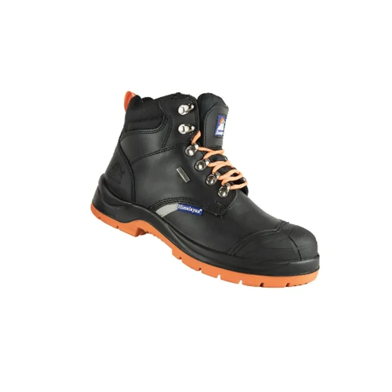 Himalayan Black Unisex Safety Boots Size 11 UK, EU 46, Steel Midsole and Toecap, EN ISO 20345:2011, Model 5402BK110