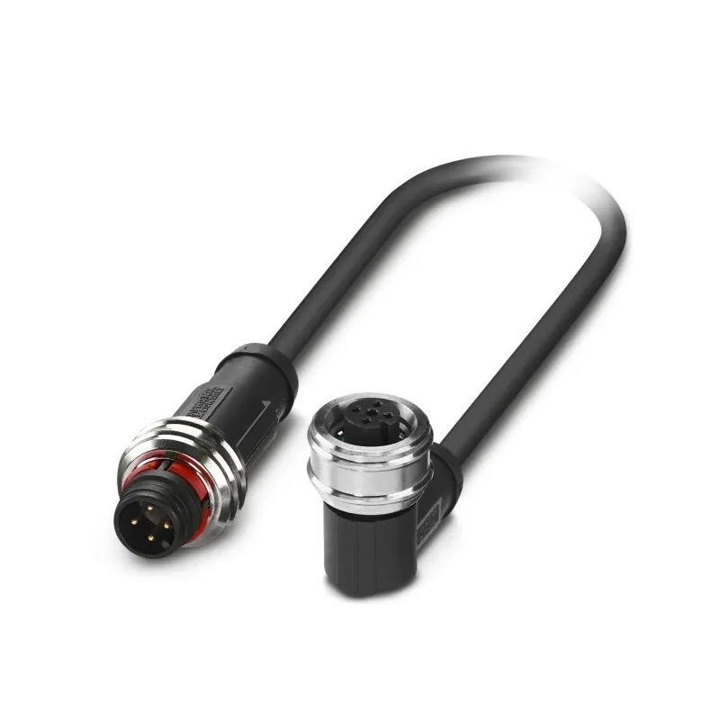 Phoenix Contact Sensor Actuator Cable 1.5 m Polyurethane Jacket Black M12 Male to Female Push Pull 250V 1224166