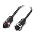 Phoenix Contact Sensor Actuator Cable M12 Male to M12 Female Connectors 250V Polyurethane Jacket 1.5m 1224019