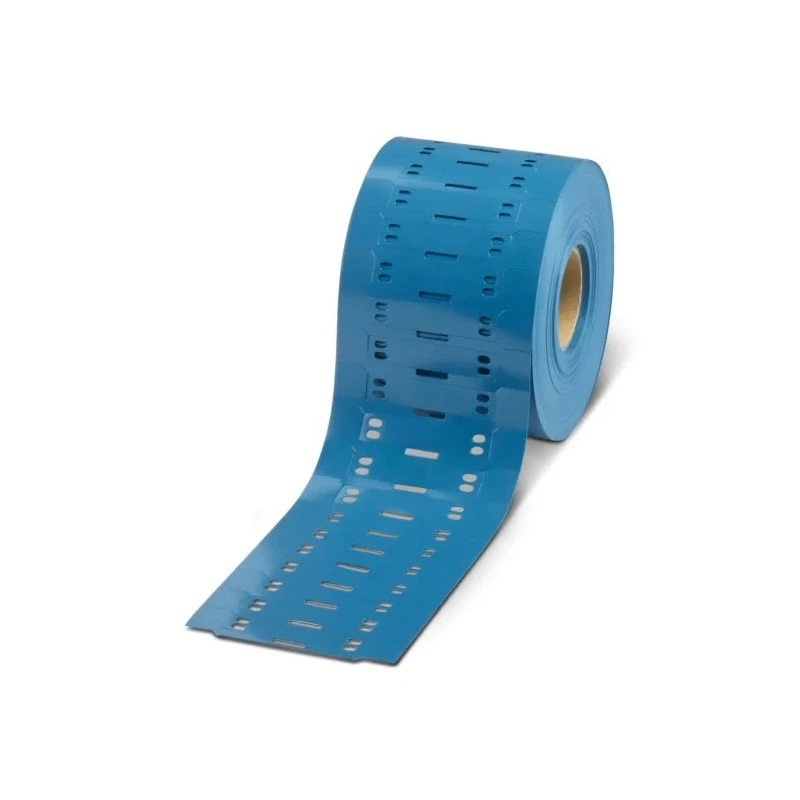 Phoenix Contact WMTB HF-D Blue Cable Marker, Blank Legend, Thermoplastic Polyurethane, 6mm Cable Diameter, 40mm x 1255595