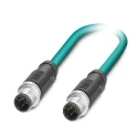 Phoenix Contact NBC Cat5 Shielded Screened Ethernet Cable 4 Core Black 5 m PVC Jacket Cat5 