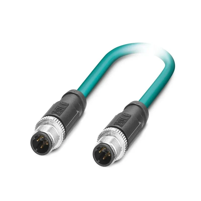 Phoenix Contact NBC Cat5 Shielded Screened Ethernet Cable 4 Core Black 5 m PVC Jacket Cat5 