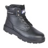 Himalayan Black Leather Steel Toe Capped Unisex Safety Boots Size UK 9 EU 43 S3 Standard 200 Joule Protection 1120BK090