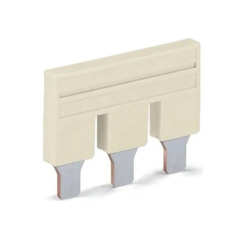 WAGO 3-Way Male Light Grey Insulated Jumper 800 V Nominal Voltage Copper Contact 2010-403