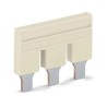 WAGO 3-Way Male Light Grey Insulated Jumper 800 V Nominal Voltage Copper Contact 2010-403