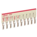 WAGO Insulated 10-Way Staggered Jumper Light Grey 400 V 25 A 2002-480