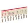 WAGO Insulated 10-Way Staggered Jumper Light Grey 400 V 25 A 2002-480