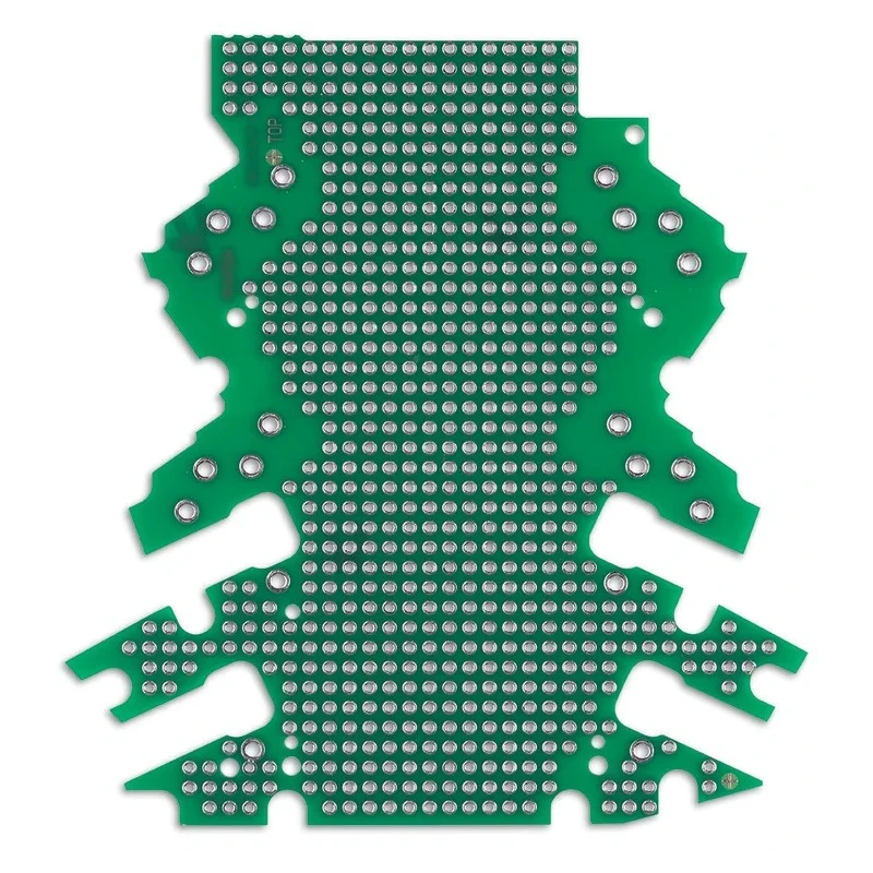 WAGO 2 Sides Stripboard 2.3mm Hole Diameter 1.8mm Hole Pitch 92.5mm Length 2857-191/3140-000