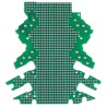 WAGO 2 Sides Stripboard 2.3mm Hole Diameter 1.8mm Hole Pitch 92.5mm Length 2857-191/3140-000