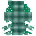WAGO 2 Stripboard 92.5 mm 2 Sides 2.3 mm Hole Diameter 1.8 mm Hole Pitch 2857-194/3140-000