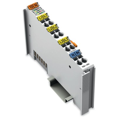 WAGO Analogue Module 6 I/Os DIN Rail Mountable with 24 Bit Resolution 750-494
