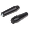RS PRO Steel Tapered Handle, Male Thread M8 x 8 mm Thread Length, Wood Reinforced Phenolic Handle, Steel Shaft, 80mm 686-222