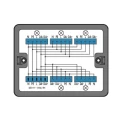 WAGO Distribution Board 25A Polyamide 66 Black 5 Way Wall Mount 250V IP20 899-631/313-000