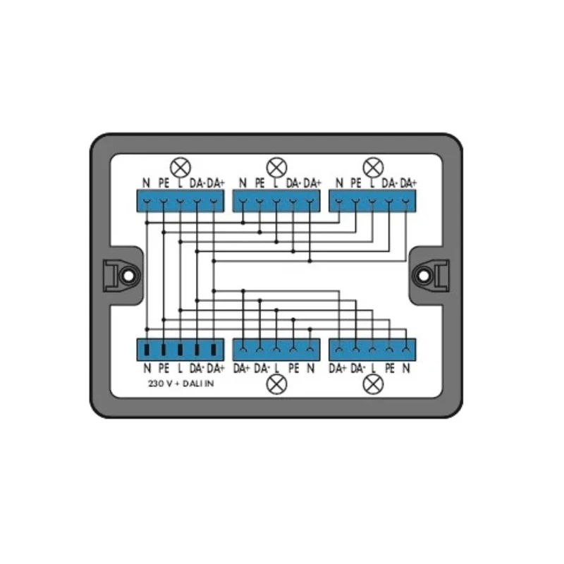 WAGO Distribution Board 25A Polyamide 66 Black 5 Way Wall Mount 250V IP20 899-631/313-000