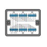 WAGO Distribution Board 25A Polyamide 66 Black 5 Way Wall Mount 250V IP20 899-631/313-000