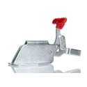 RS PRO 90° Jaw Opening 50.9mm Depth Zinc Plated Toggle Clamp 240-8154
