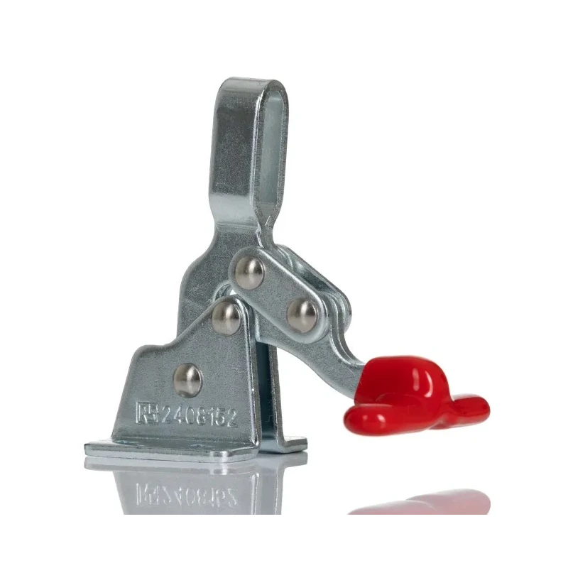 RS PRO 90° x 12.7 mm Zinc Plated Toggle Clamp with 68kg Holding Force 240-8152