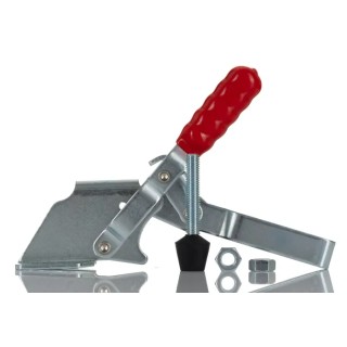RS PRO Vertical Toggle Clamp 100° Jaw Opening, 65.7 mm Depth, Zinc Plated Finish 240-8150