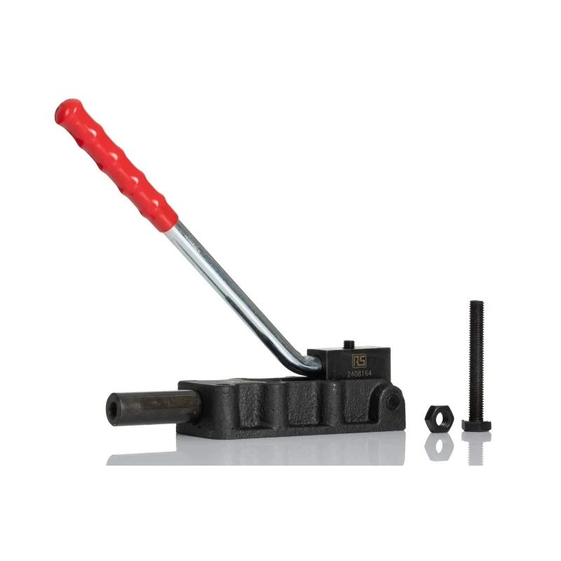 RS PRO 180° Push Pull Toggle Clamp 1200kg Holding Force Zinc Plated Corrosion Resistant 200mm Height 240-8164
