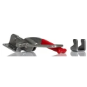 RS PRO Stainless Steel Toggle Clamp with 318kg Holding Force 121.8mm Length 45mm Height 240-8183