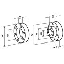 Fabreeka Anti-Vibration Mount Ring Bush 6.35mm Bore, 20.6mm OD, Neoprene Material, Model 51823