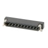 Molex Zero-Hachi Series Right Angle Surface PCB Header, 10 Contacts, 0.8 mm Pitch, 1 Row, Shrouded 214721-0100