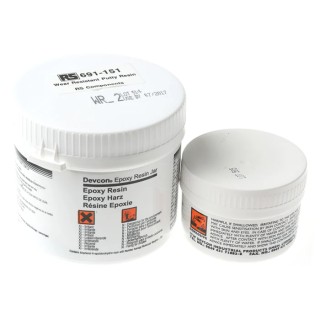 ITW Devcon Filled Epoxy Wear Resistant Putty Adhesive, Mix Ratio 9:1, Max Operating Temp 121°C, 60 min Pot Life 691-151