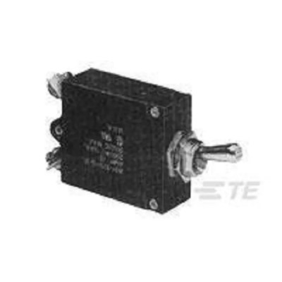 TE Connectivity Potter & Brumfield W54 Thermal Magnetic Circuit Breaker 10A, 1-Pole, Panel Mount 3-1393247-2