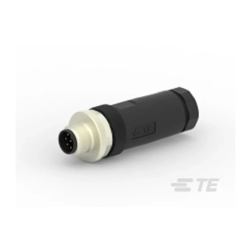 TE Connectivity T4 Series 3 Port Cable 8 Ways Polyamide 67 GF30 Silicone Brass Nickel IP67 T4111001081-000