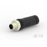 TE Connectivity T4 Series 3 Port Cable 8 Ways Polyamide 67 GF30 Silicone Brass Nickel IP67 T4111001081-000
