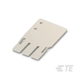 TE Connectivity Heavy Duty Power Connector Accessory M Shield Plate 3 Contacts 500V 11A Brass HDW3 